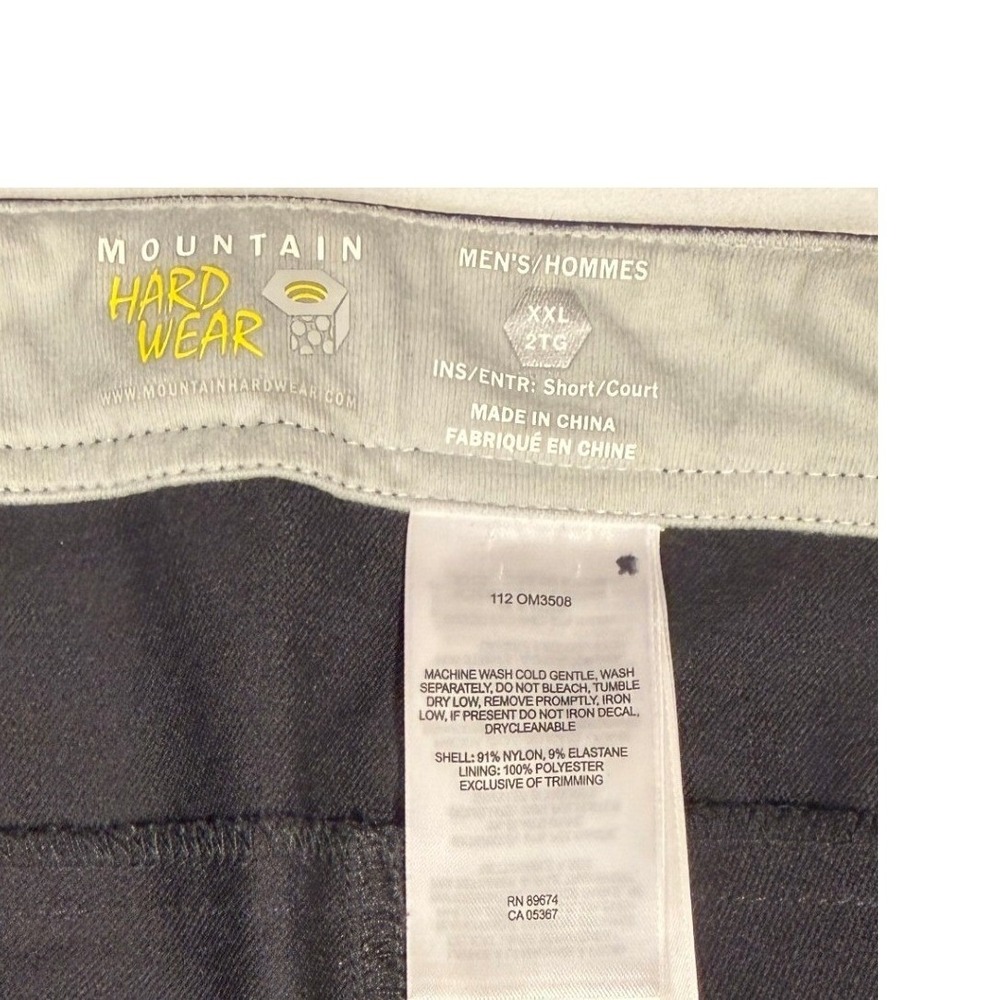 Mountain Hardwear Mens‎ XXL Black Technical Hiking Pants Zippered Leg Inseam 30 - Picture 7 of 7